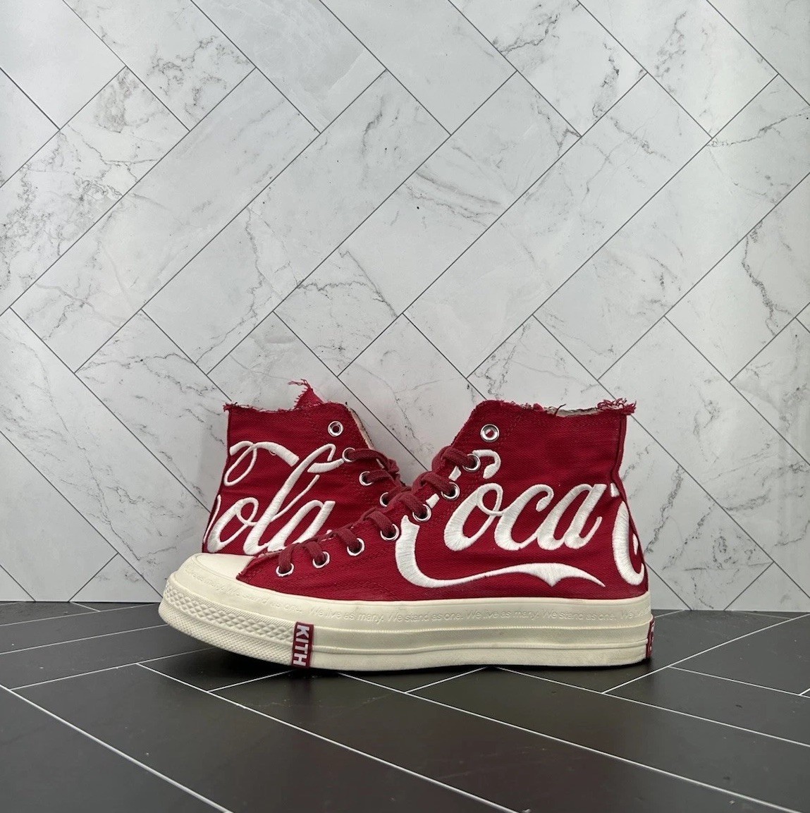 Kith x Coca-Cola x Converse Chuck 70 High America Size 10 162989C
