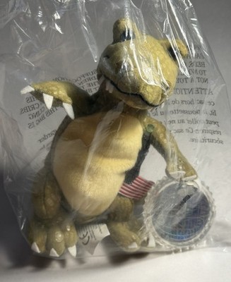 Coca Cola Gator The Alligator USA Bean Bag Plush 1999 Stuffed Toy