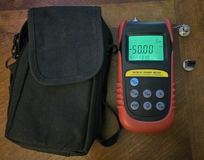 Global Invacom Optical Power Meter FS6070B w/ Carry Case, Read Ad