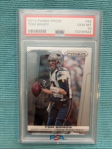 2013 Tom Brady Prizm (#64) PSA 10
