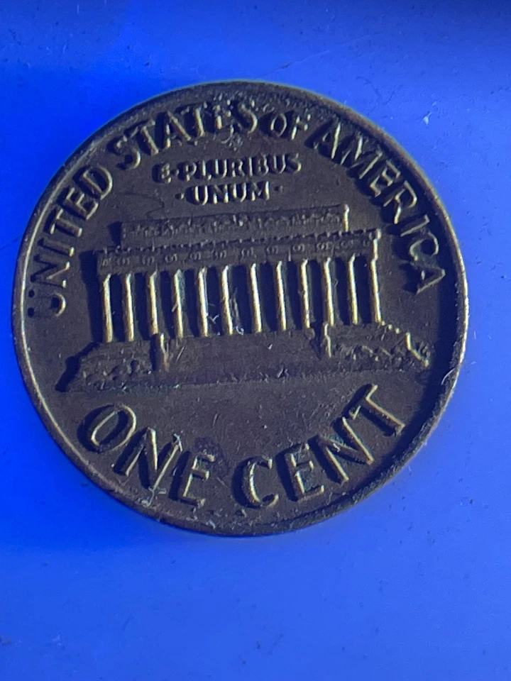 1969 S LINCOLN PENNY, FLOATING ROOF (STRONG) W/ INITIALS. HIGH VALUE COIN. - Image 4 of 4