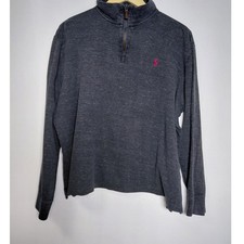 POLO RALPH LAUREN Estate Rib Cotton Sweater Gray Solid Knit Men Size L