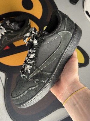 Size 8 - Jordan 1 Retro Low OG SP x Travis Scott Black Phantom