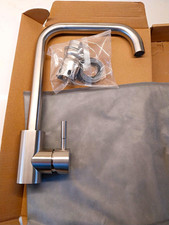 Brushed Stainless Steel  Kitchen Mixer Tap
