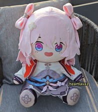 Honkai  Star Rail March 7th 40cm Plush Doll Pillow Dress Up Stuffed Toys Cushion
