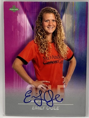 #ad #ad 2021 Parkside Vol 2 Emily Ogle Blue Ink Signature Series Houston Dash SSEO $6.99