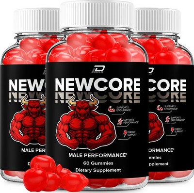 (3 Pack) Newcore Gummies for Men   New Core Male Gummy All-Natural Reviews
