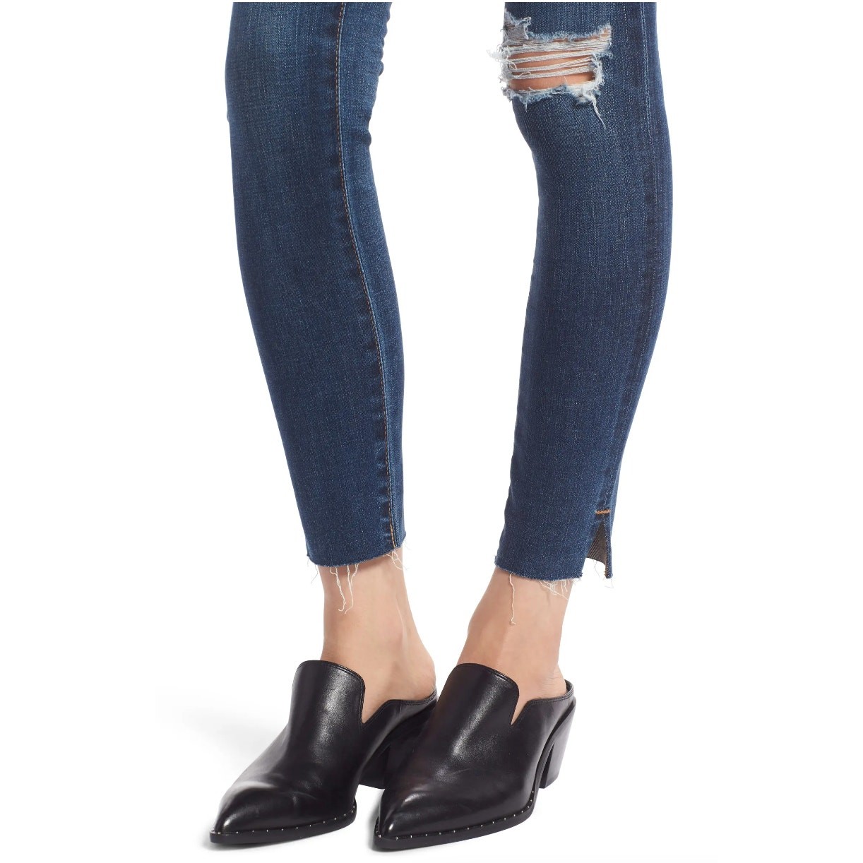 AG DENIM The Legging Ripped Ankle Skinny Denim Jeans // 27R thumbnail 3