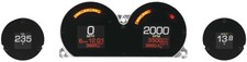 Dakota Digital MLX-8404-K MLX Series 4 Gauges Set - Black
