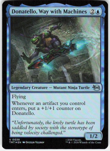 Donatello, Way with Machines #38 (Foil) - Teenage Mutant Ninja Turtles MTG