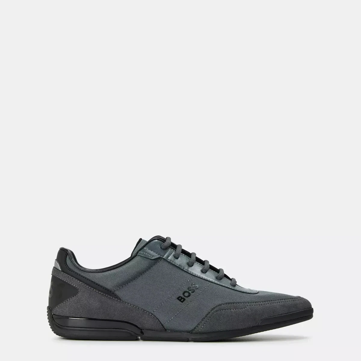 Boss Saturn Mens Shoes in Grey and Black Trainers
Opens in a new window or tab