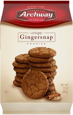 Cookies, Crispy Ginrsnaps Cookies, 12 Ounce