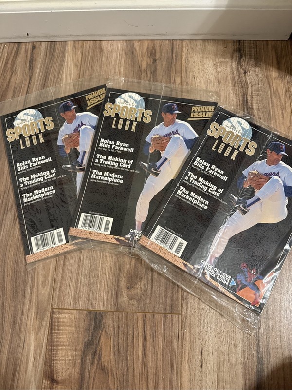 Collectors Sports Look Magazine Premiere Issue Sealed Nolan Ryan Cover Nov 1993
