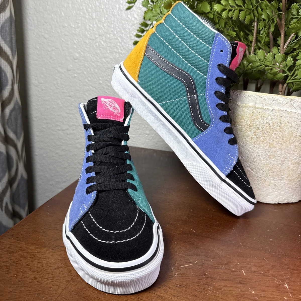 Vans Sk8-Hi ‘Mix & Match’ Mens 6/ Women\'s 7.5 Hightops Vans Sk8- High Mix Match for sale | eBay main image 3