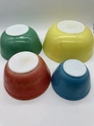 Vintage Pyrex Primary Colors Nesting Mixing Bowls Set of 4