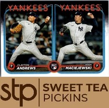 2024 Topps Update #US163 Clayton Andrews / Josh Maciejewski RCOM