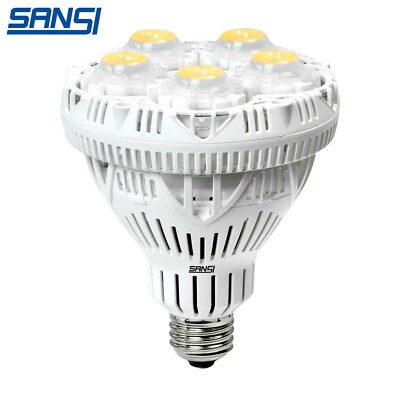 SANSI 24W LED Grow Light for Indoor Plants 300W Equivalent Full Spectrum E26