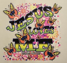 JESUS LOVES ME CHRISTIAN OUTFITTERS JESUS SHIRT SC-58