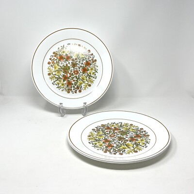 Corelle Indian Summer Brown, Rust, Yellow Floral 10 1/4