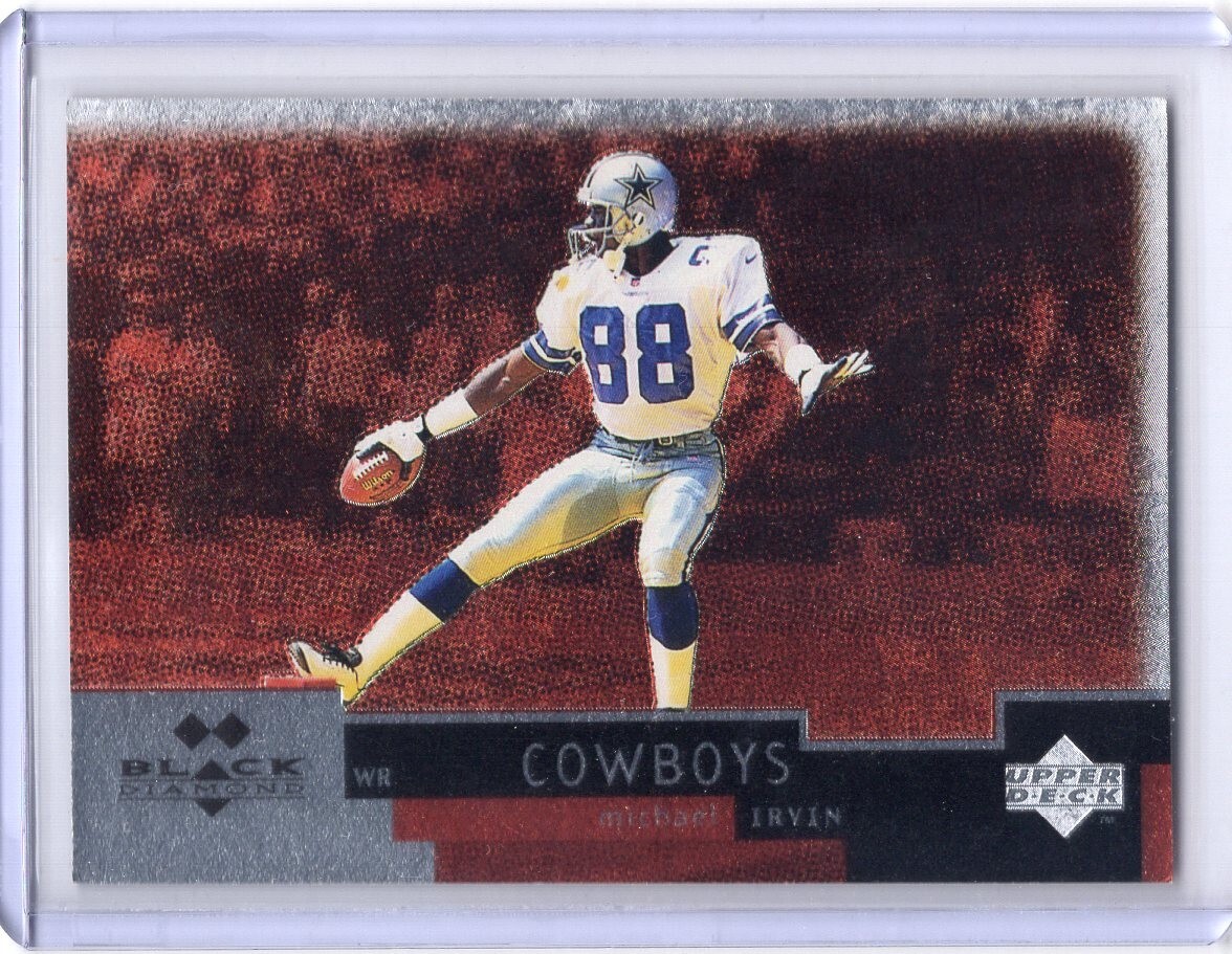 MICHAEL IRVIN 1998 Upper Deck Black Diamond DOUBLE DIAMOND #22 - COWBOYS