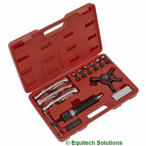 Sealey PS981 Puller Pulling Set 10 Ton Hydraulic Hub Flange Gear Bearing