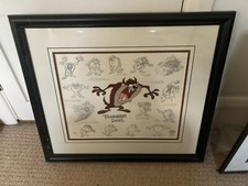 Tasmanian Devil Model Sheet Hand-Painted Limited Edition Animation Cel (of 500)