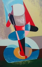 Enzo Benedetto: Mortar launcher 22x30 Archival Quality Fine Art Print