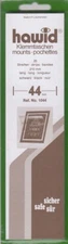 Hawid Stamp Mount Strips 44mm x 210 Black For Booklet Panes Hatteras Quartet New