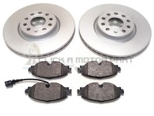 SKODA SUPERB 2015-2019 FRONT 2 BRAKE DISCS AND PADS (CHECK DISC SIZE 312MM)