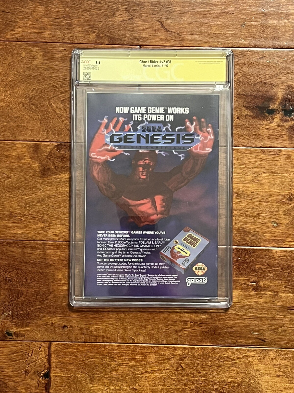 GHOST RIDER V2 #31 CGC 9.6 SS Roy Thomas 1st Full App Of The Midnight Sons 1992