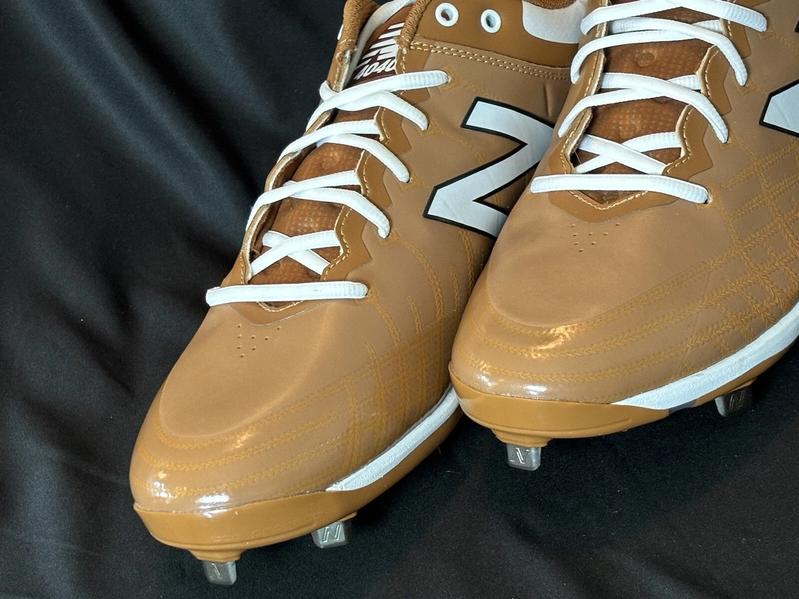 Tacchetti da baseball New Balance da uomo PL40L5 NUOVI marroni taglia 15 punto cinetico