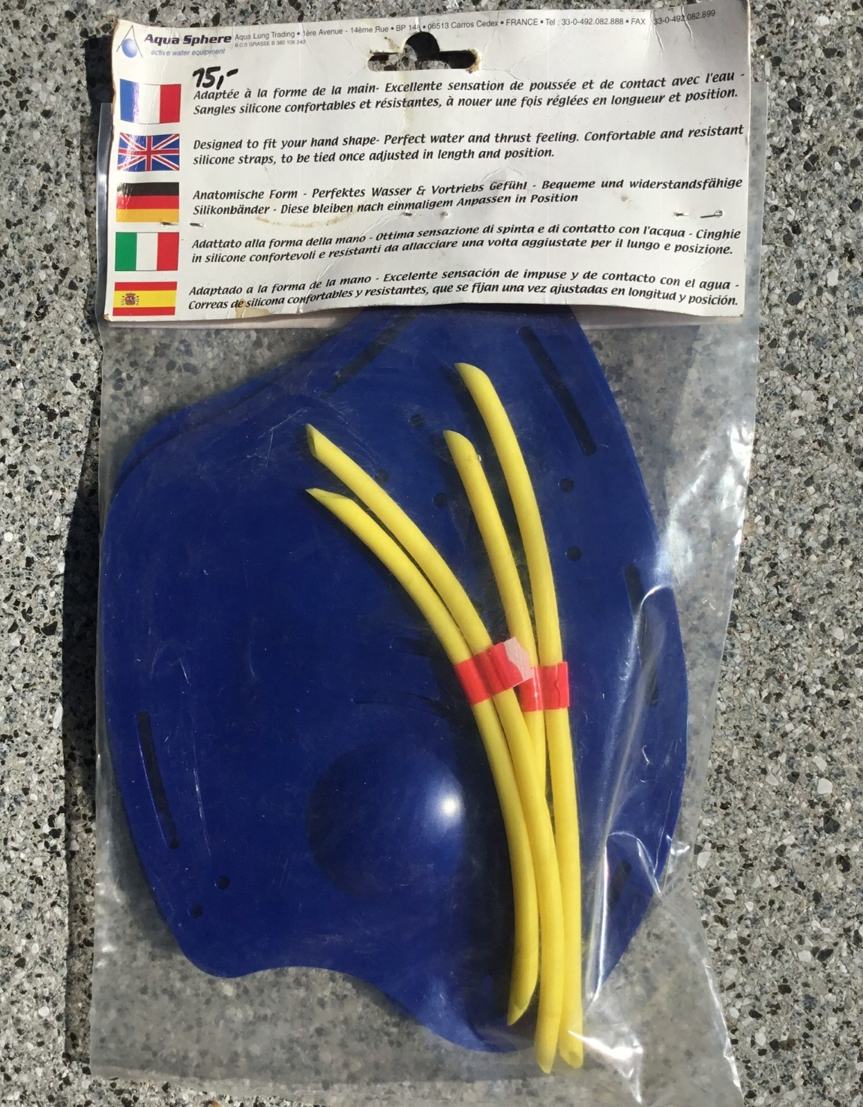 Aqua sphere Handpaddles Power Ergonomic Paddles Schwimmen Triathlon NEU