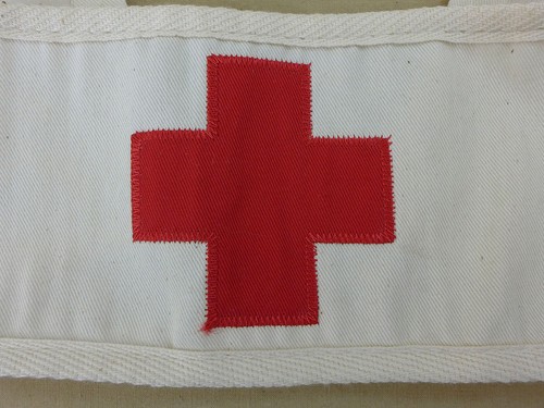 1x US Army Uniform medic Rotkreuz Armbinde Sanitäter Kennzeichnung ## - Bild 2 von 6