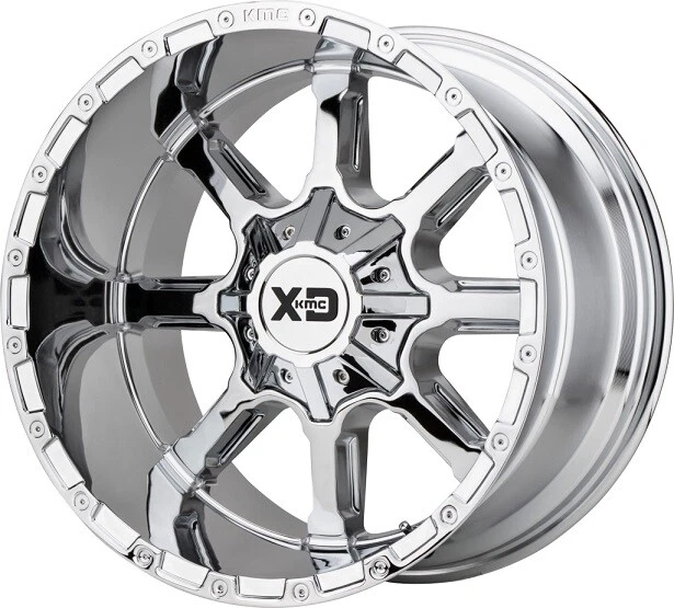 24X14 XD CHROME WHEELS GMC SIERRA RAM 1500 6 FORCE FUEL  Foto 4 de 4