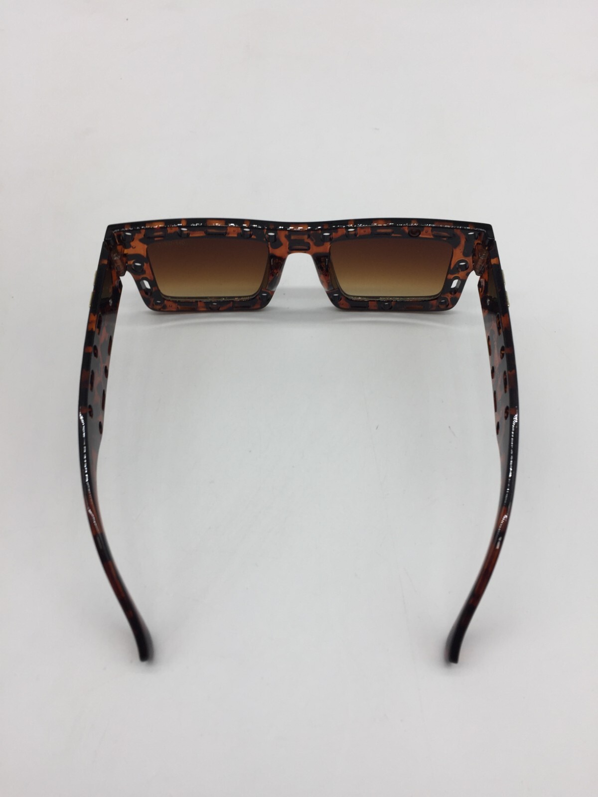 Off-White Designer Square Tortoise Sunglasses Bro… - image 7
