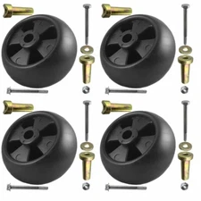 4Pk Deck Wheel 6Pc Kit for John Deere AM133602 AM116299 M111489 GX355 LT180