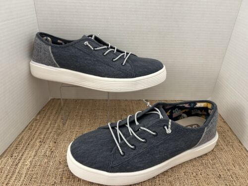 Hey Dude Mens Cody M Craft Navy Casual And Fashion Sneakers 12 Medium New