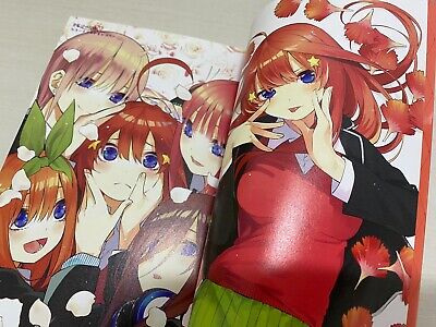 USED F/S GoToubun no Hanayome Series Character Book 5 Set Japanese