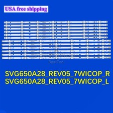 LED Backlight Strips for VIZIO E65U-D3 V650DJ4-QS5 SVG650A28 REV05 7WICOP R L