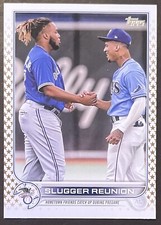 2022 TOPPS WANDER FRANCO VLADIMIR GUERRERO JR #329 GOLD STAR SLUGGER REUNION
