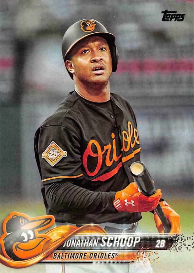 2018 Topps Series 1 #131 Jonathan Schoop Baltimore Orioles Major League Baseball