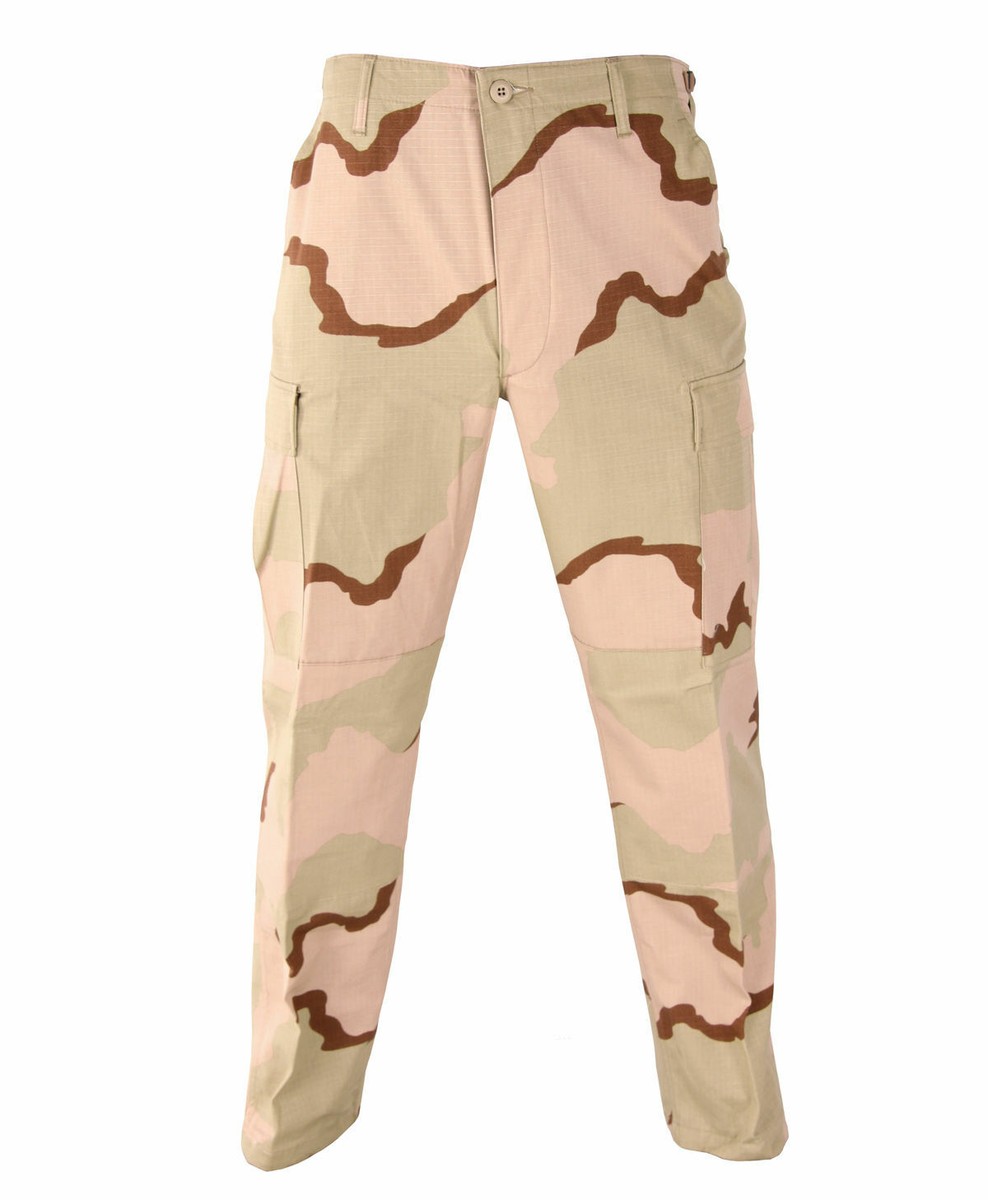 DCU Pants USGI Cargo TROUSERS Desert Camo HUNTING Military - Used