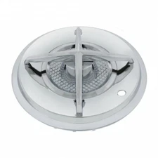 Set (4) 15" Crossbar Style Hubcaps (Wheelcovers Chrome Hot Rod Custom)