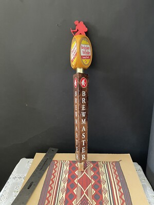 Long Trail Brewing Co Brewmaster Beer Tap Handle 16'' Tall - Belgian White
