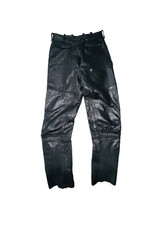 Vintage 1990's Hein Gericke x Harley Davidson Women's Black Leather Riding Pants