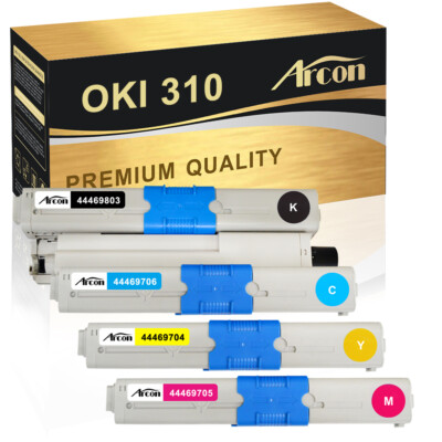4 XXL Toner kompatibel für OKI C310DN C511DN C531DN MC362 MC362DN MC562 MC562DNW