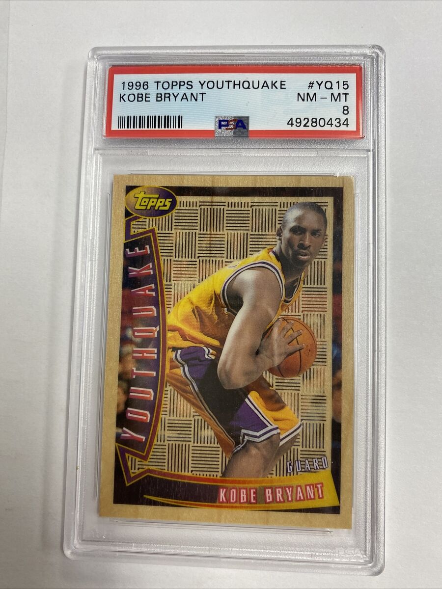 1996 Topps Youthquake Kobe Bryant Los Angeles Lakers Rookie 1996 Topps Youthquake Kobe Bryant Los Angeles Lakers Rookie