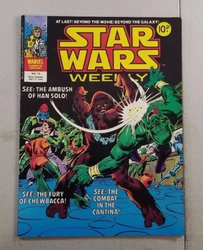 UK 1978 STAR WARS WEEKLY COMIC BOOK ISSUE 15       SW7