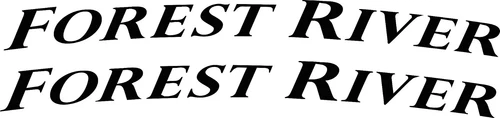Forest River NEW RV Motorhome Camper Decals Kit (Set Of 2) – Custom Color