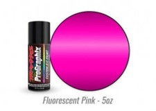 TRAXXAS TRA5065 ProGraphix  LEXAN BODY PAINT, FLUORESCENT PINK 5OZ Spray Aerosol